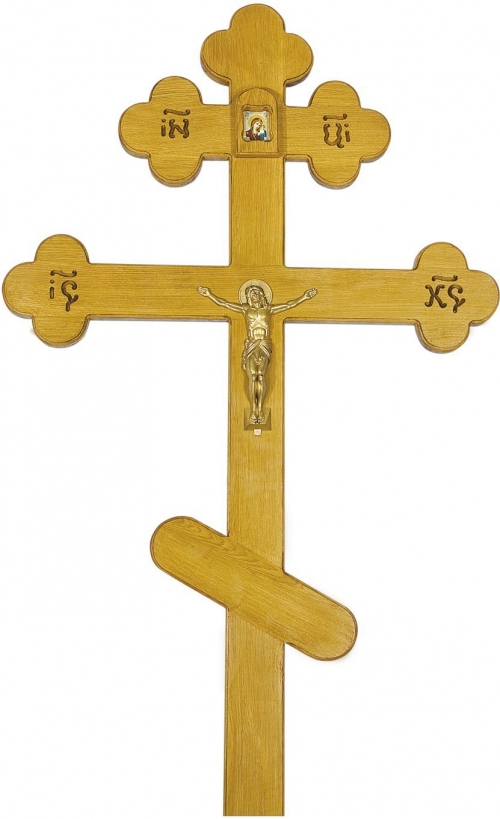 Крест на могилу дубовый «Элит»