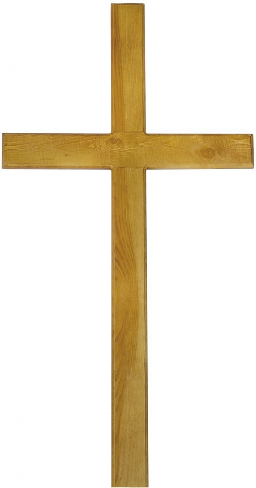 Крест католический дубовый