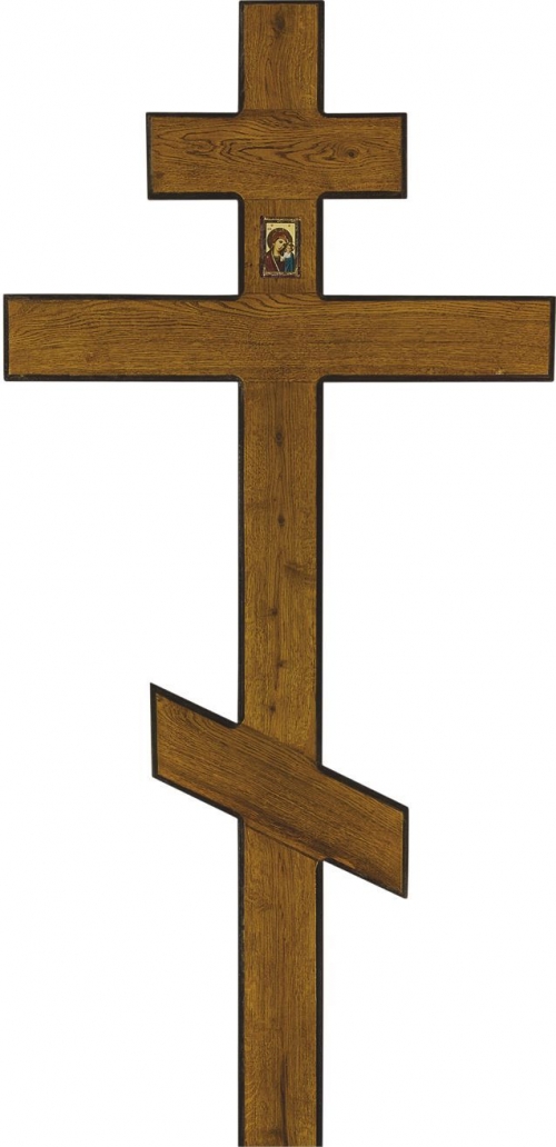 Крест для могилы дубовый «Широкий»