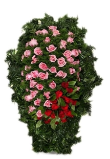 Венок ритуальный на похороны РВЖ2 в Москве