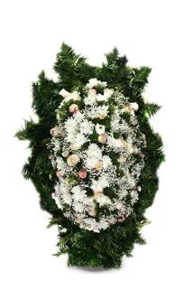 Венок ритуальный на похороны РВЖ7 в Москве